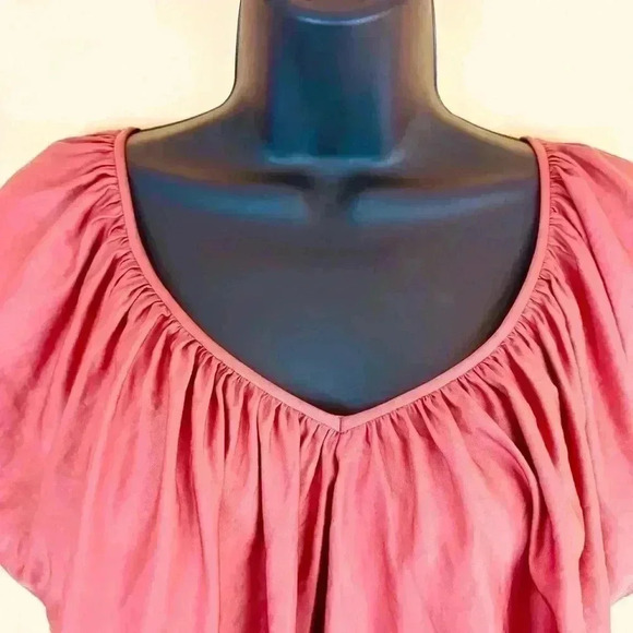 Rebecca Taylor Blush Sleeveless Sweetheart Peasant Mini Dress See Measurements - Picture 4 of 14